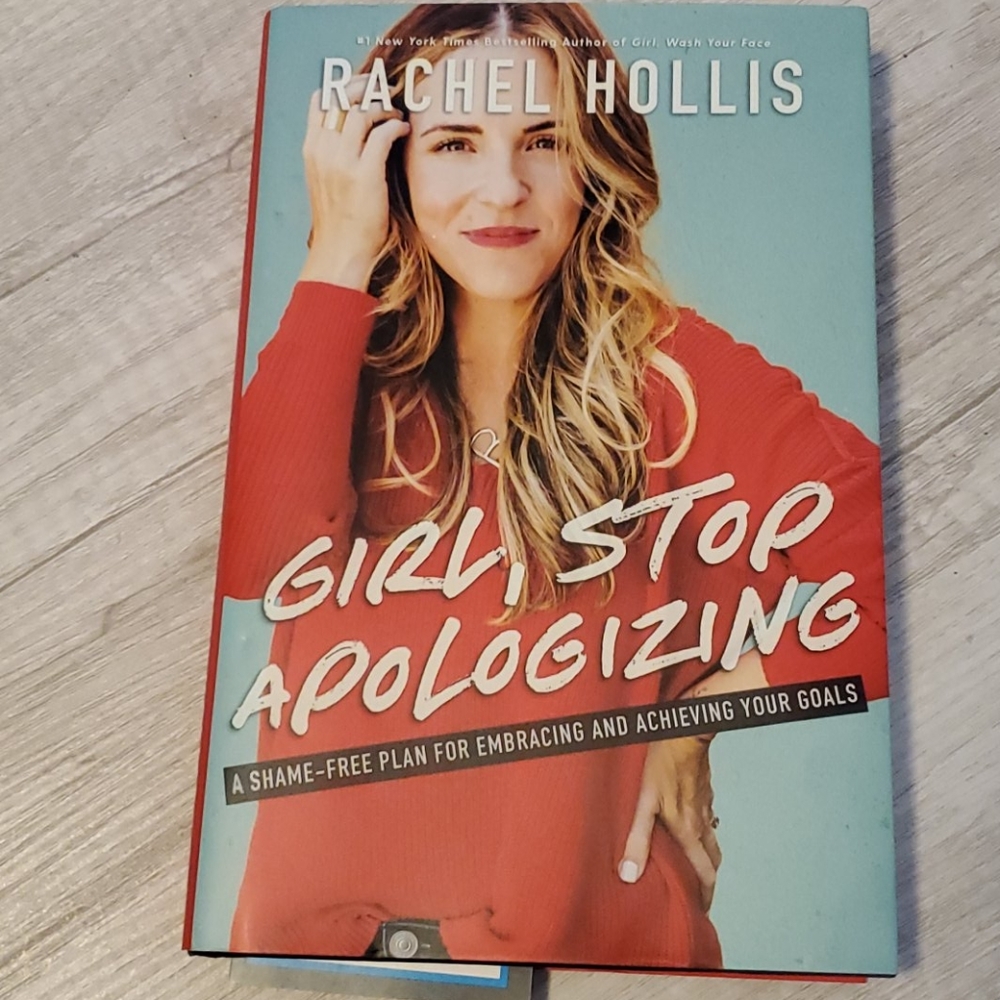 Girl Stop Apologizing hardcover, clean, EUC